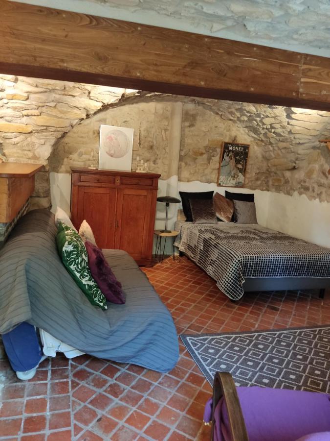Ardeche Les Cigales, Studio Murier Piscine Partagee Grospierres Ngoại thất bức ảnh